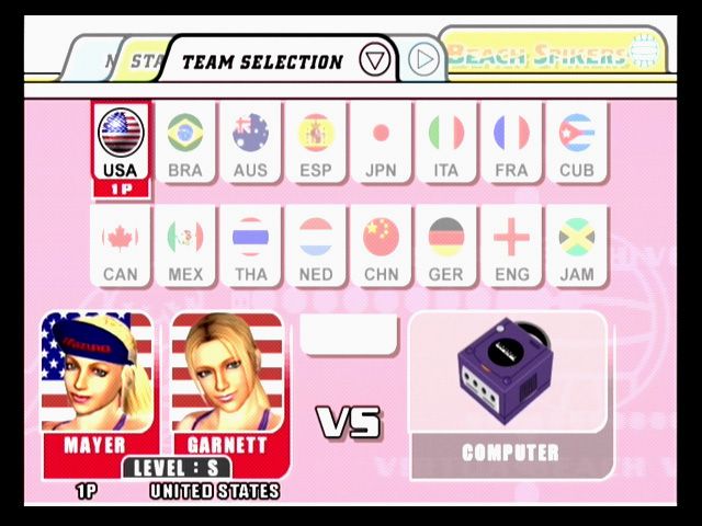 Beach Spikers: Virtua Beach Volleyball screenshot 5 for Gamecube
